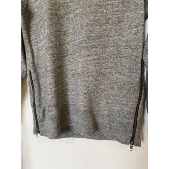 J Crew Gray Sweater Zipper Sides Women Size XXS - Picture 5 of 10